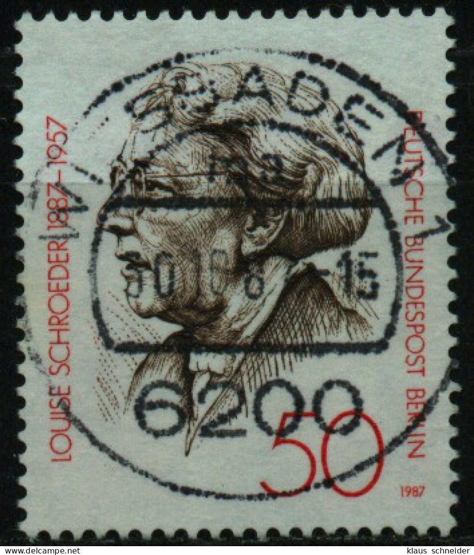BERLIN 1987 Nr 779 Zentrisch Gestempelt X0EB1BA - Oblitérés