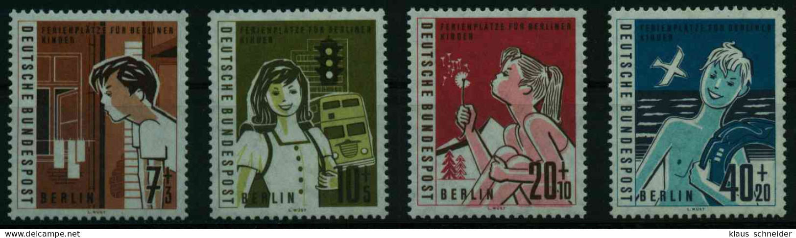BERLIN 1960 Nr 193-196 Postfrisch X184392 - Unused Stamps