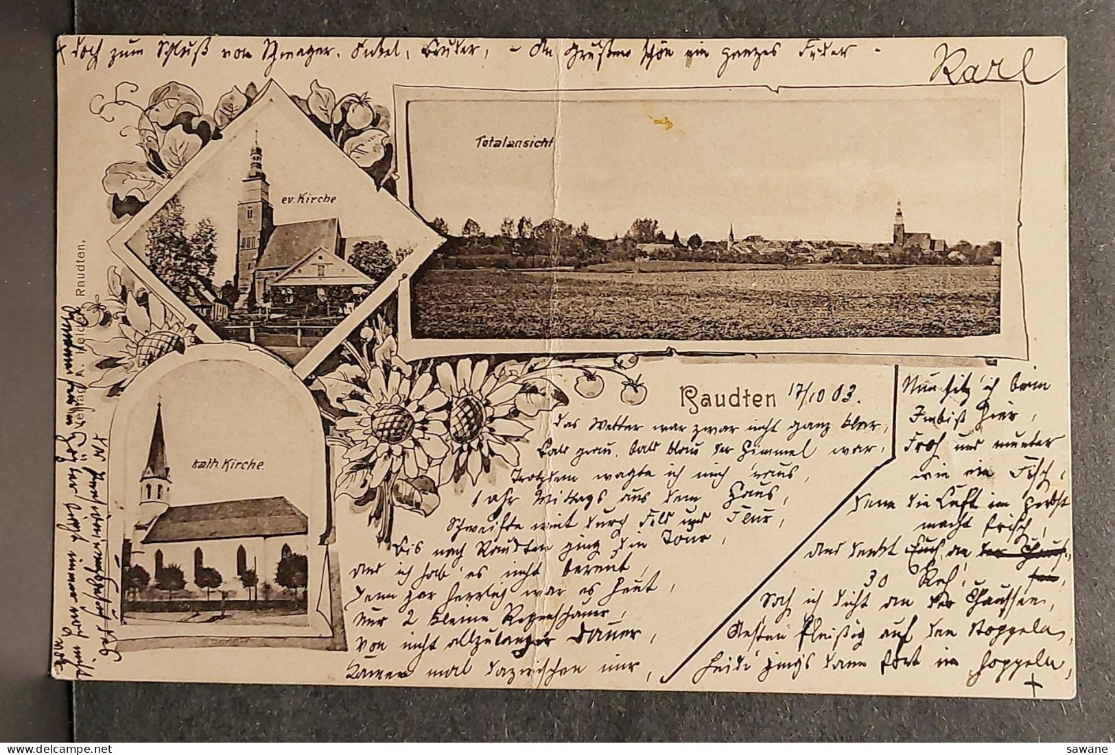 RAUDTEN , TOTALANSICHT , EV KIRCHE , LOT 186 - Sin Clasificación