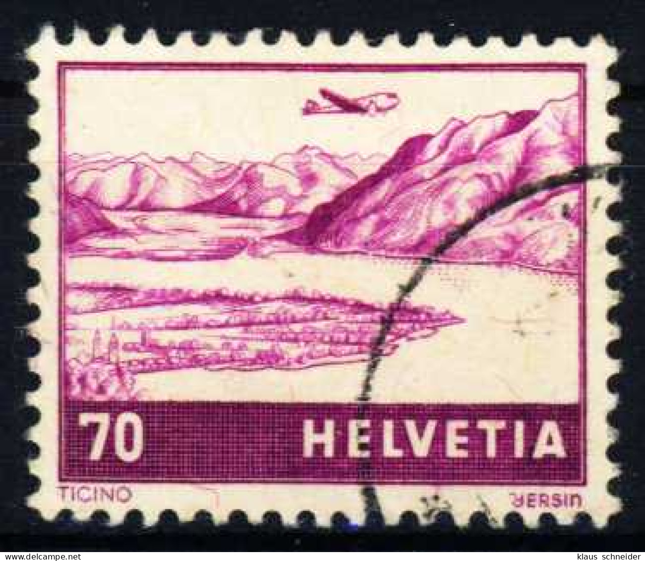 SCHWEIZ FLUGMARKEN Nr 391 Gestempelt X2E0B26 - Used Stamps
