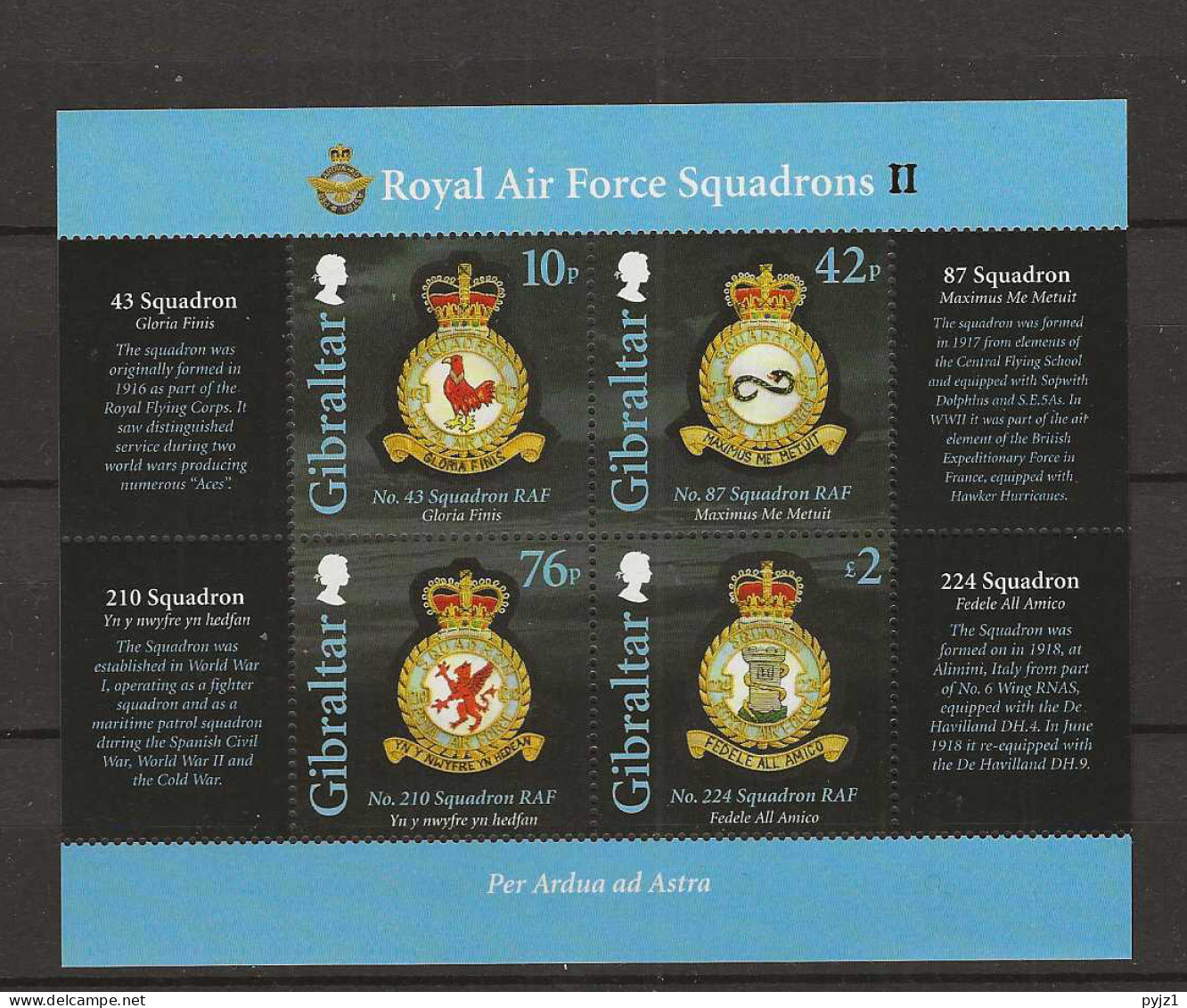 2013  MNH Gibraltar Mi Block 111 Postfris** - Gibraltar