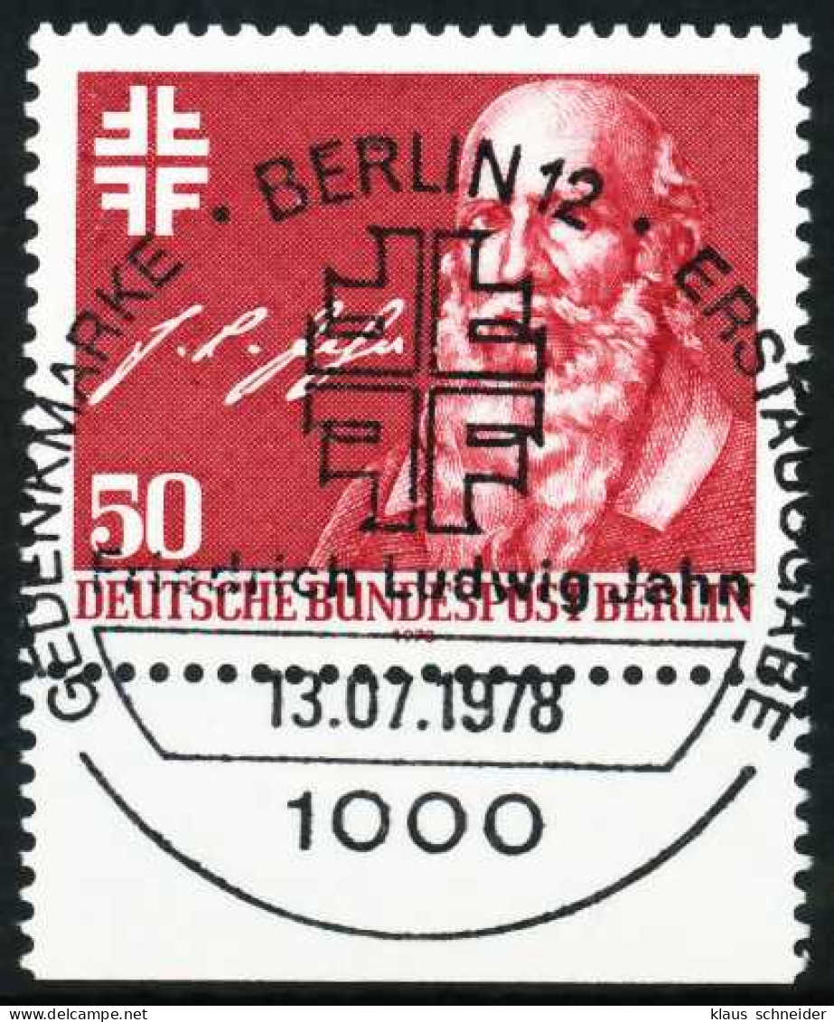 BERLIN 1978 Nr 570 Zentrisch Gestempelt URA X61EA5E - Used Stamps