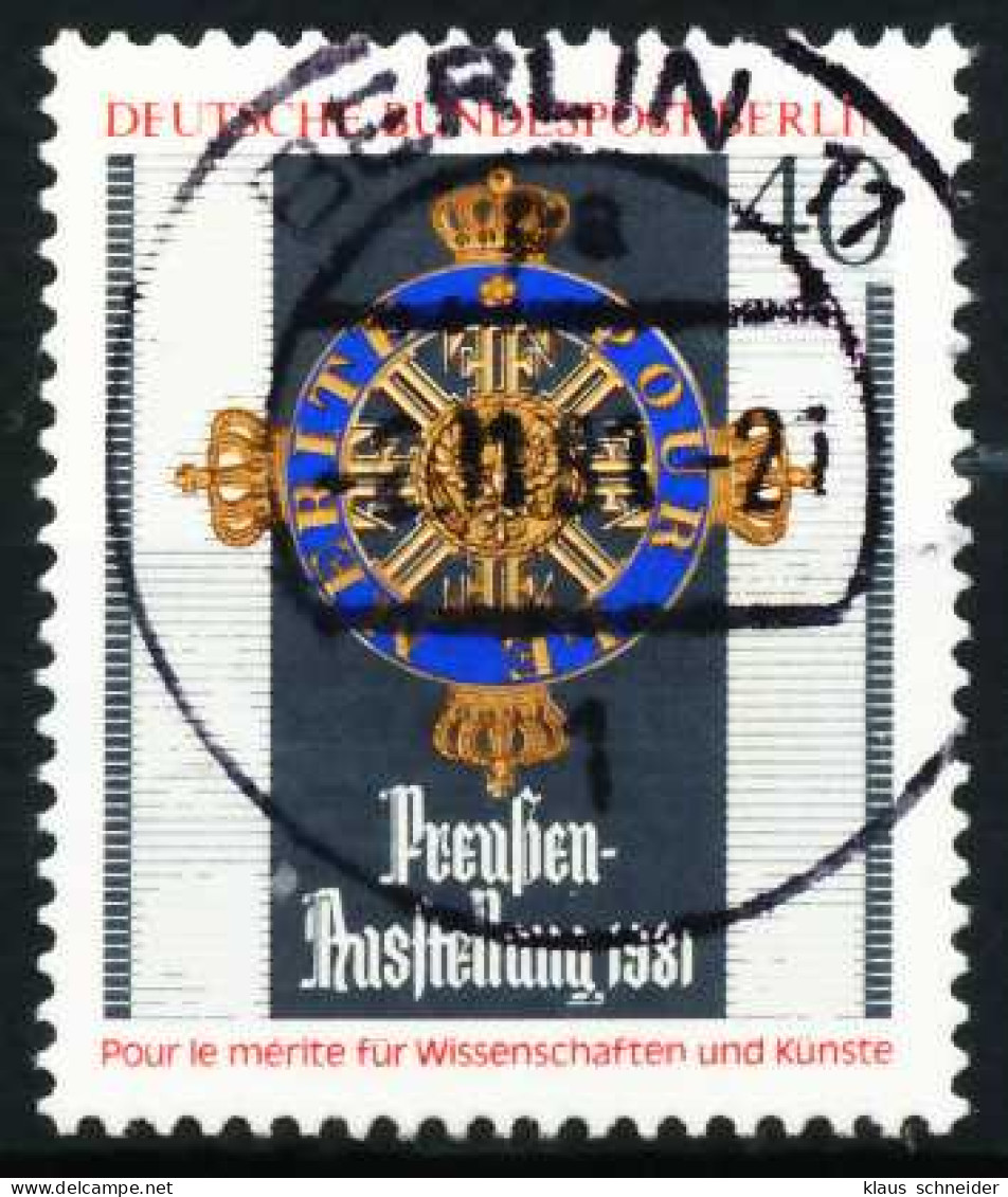 BERLIN 1981 Nr 648 Zentrisch Gestempelt X621266 - Usati