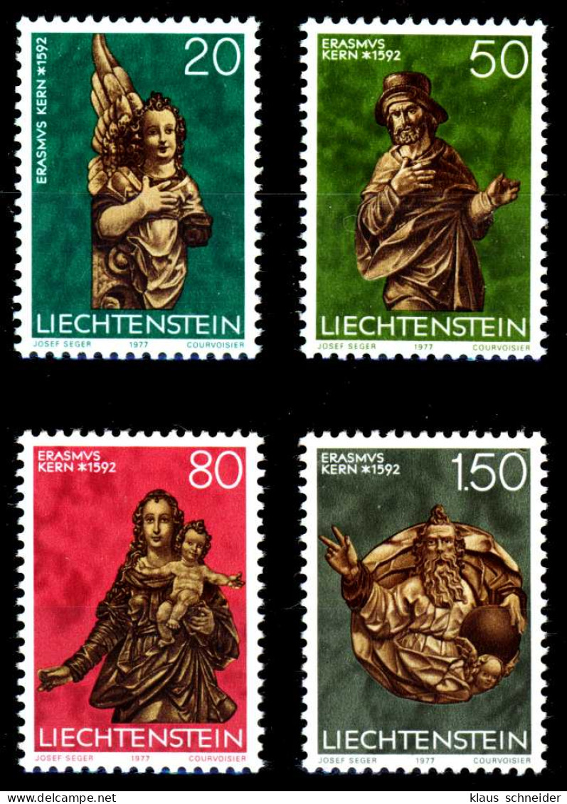 LIECHTENSTEIN 1977 Nr 688-691 Postfrisch SB4600A - Ungebraucht