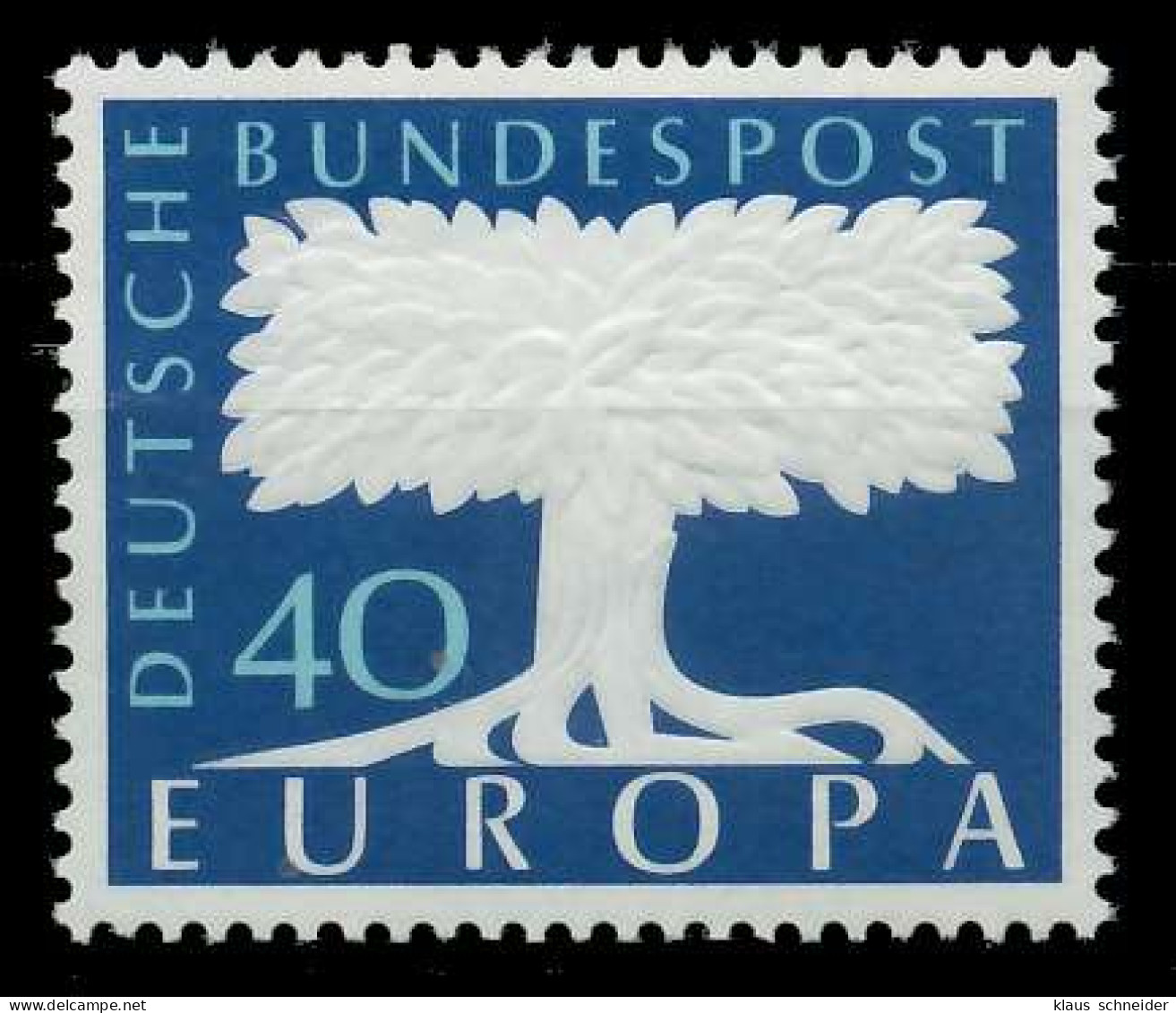BRD 1957 Nr 269v Postfrisch S50FF1A - Unused Stamps