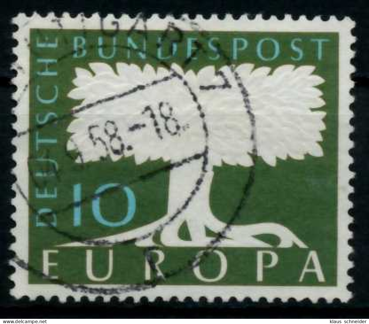 BRD 1957 Nr 268v Zentrisch Gestempelt X77A606 - Used Stamps