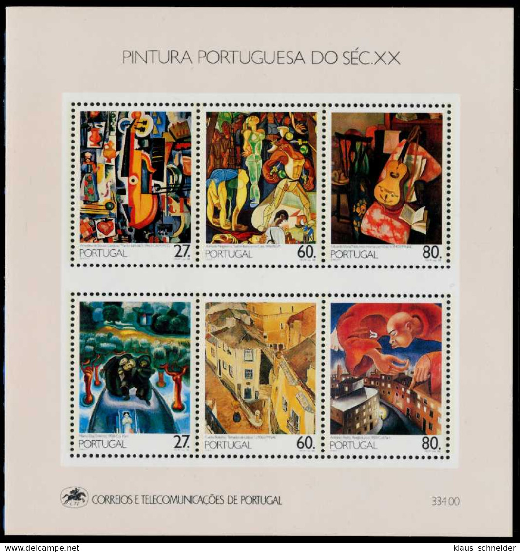 PORTUGAL Block 62 Postfrisch S00CFE2 - Blocks & Sheetlets