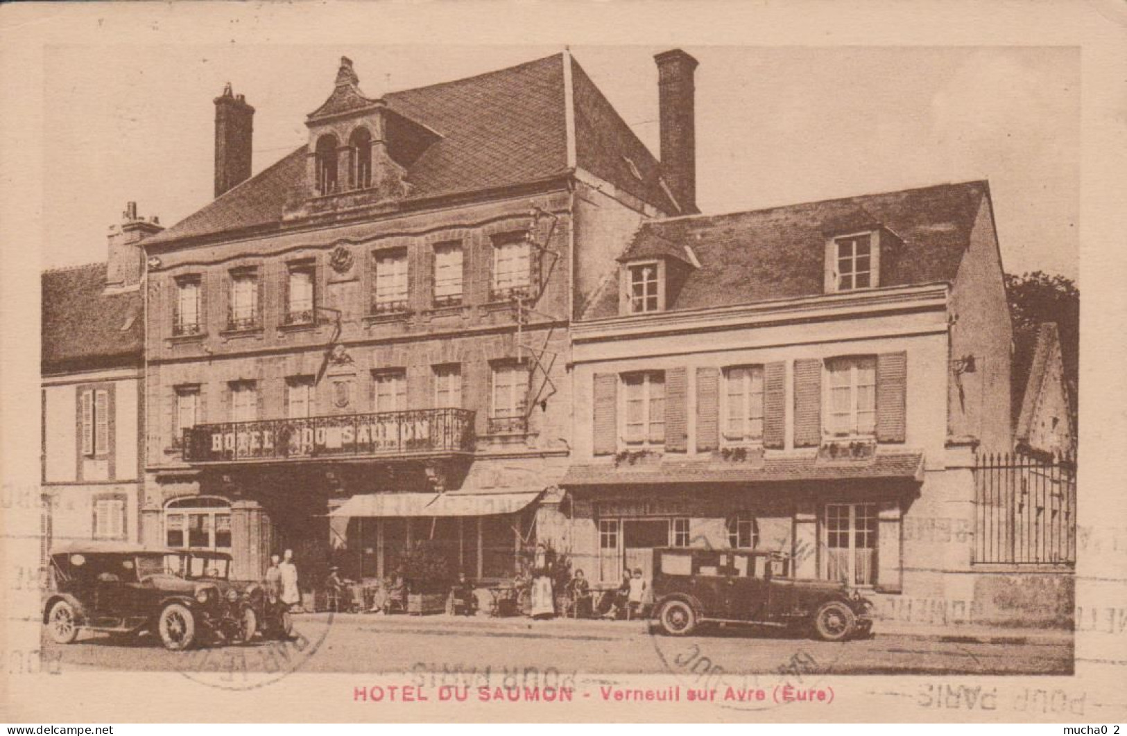 27 - VERNEUIL SUR AVRE - HOTEL DU SAUMON - Verneuil-sur-Avre