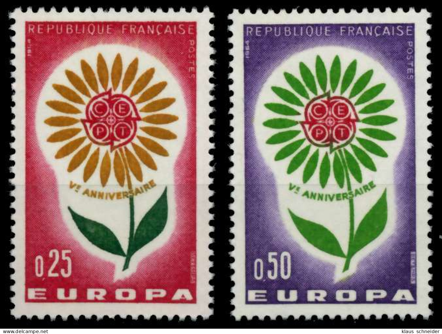 FRANKREICH 1964 Nr 1490-1491 Postfrisch S042426 - Unused Stamps