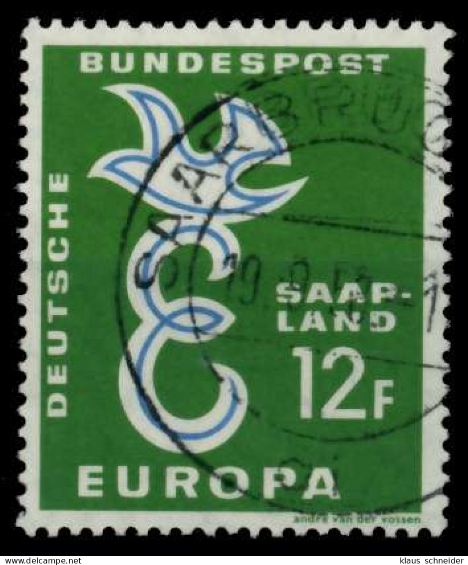 SAAR OPD 1958 Nr 439 Zentrisch Gestempelt X976BF2 - Used Stamps