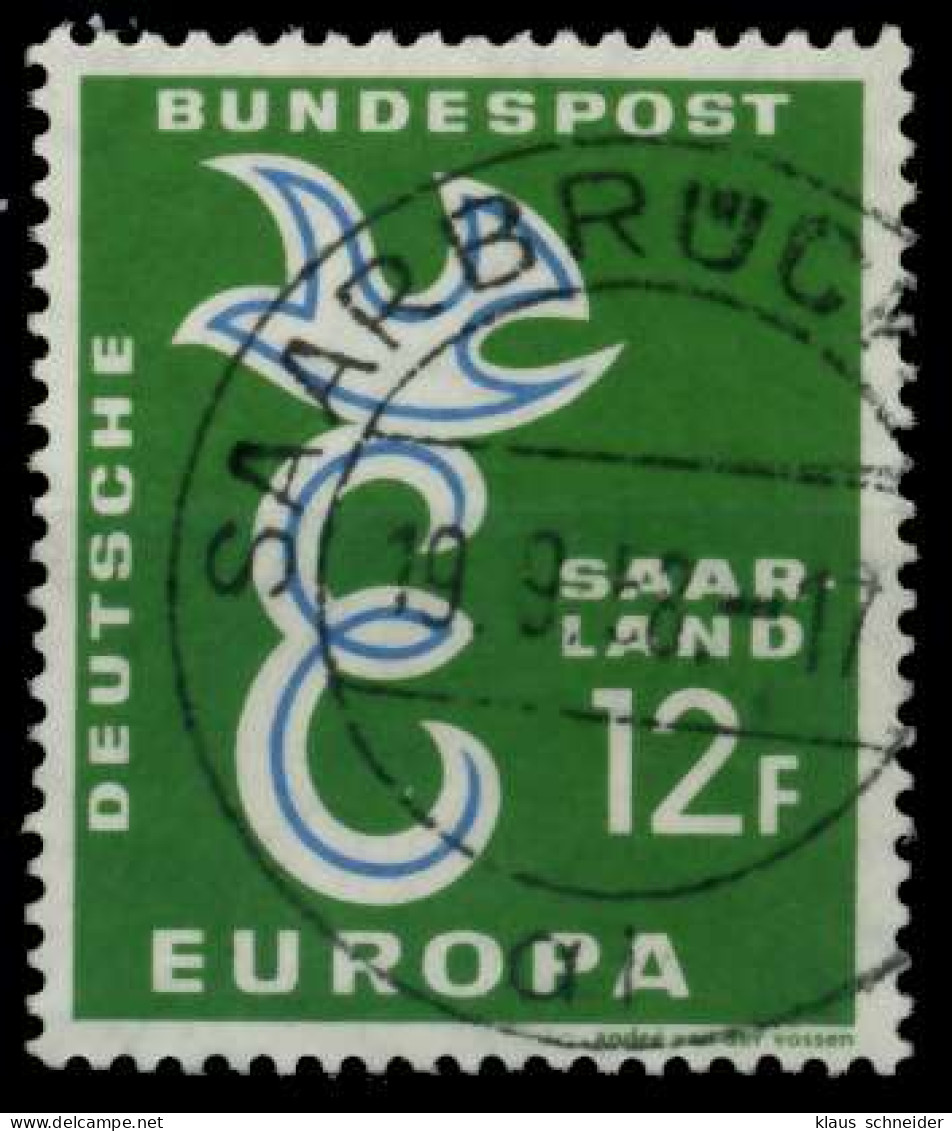 SAAR OPD 1958 Nr 439 Zentrisch Gestempelt X976BFE - Used Stamps
