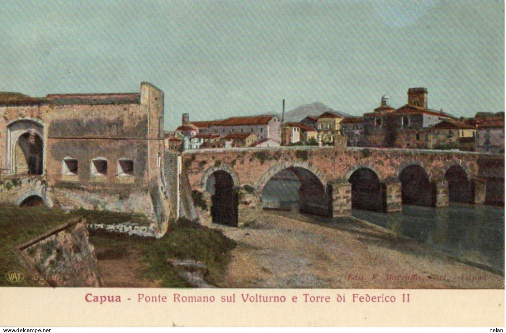 CAPUA - PONTE ROMANO SUL VOLTURNO E TORRE DI FEDERICO - F.P. - Caserta