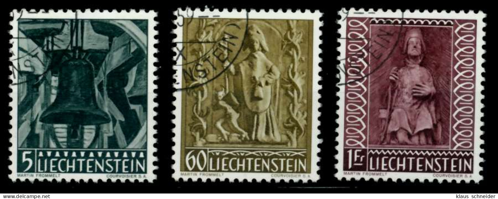 LIECHTENSTEIN 1959 Nr 386-388 Gestempelt X6F6986 - Used Stamps
