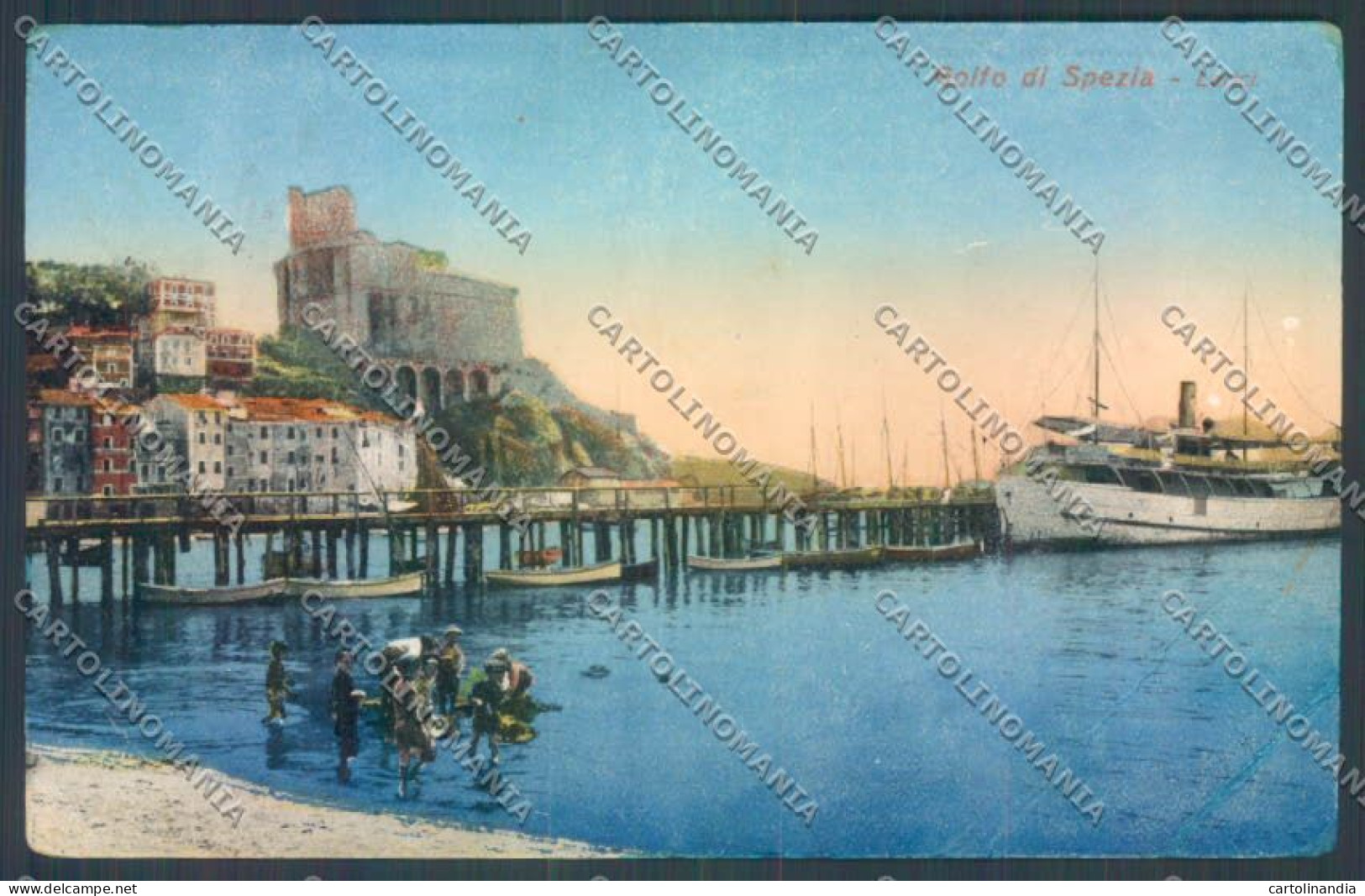 La Spezia Lerici PIEGA Cartolina ZT7242 - La Spezia