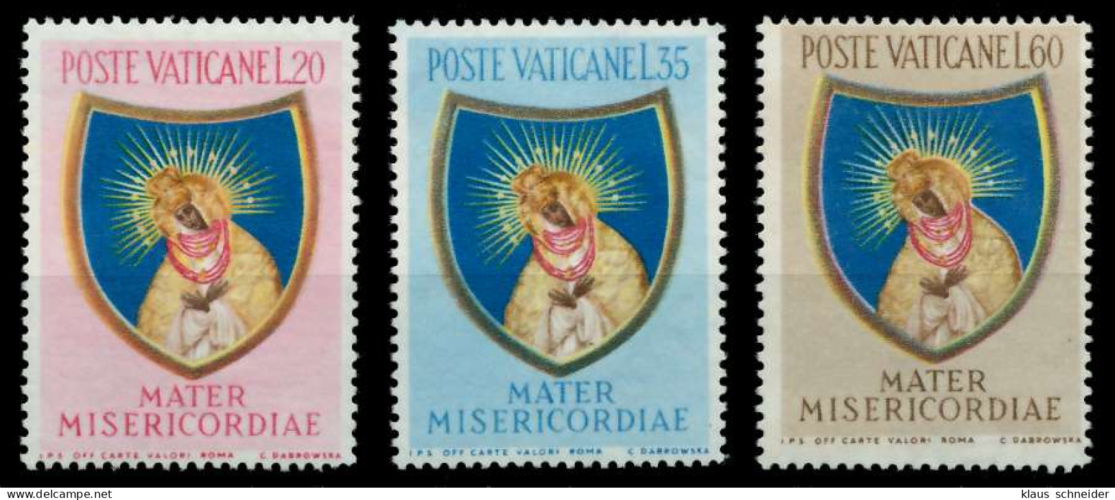 VATIKAN 1954 Nr 227-229 Postfrisch X7C4C22 - Ungebraucht