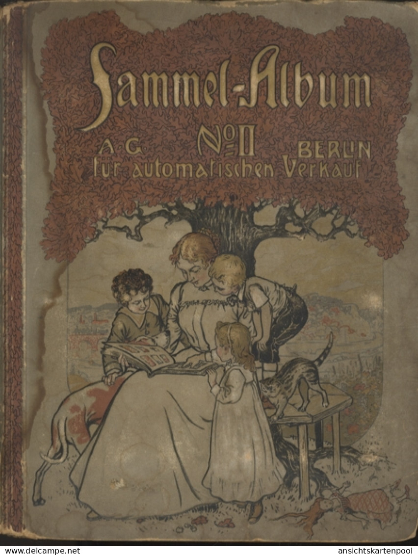 Album 2 Sammelbilderalbum Aktiengesellschaft Für Automatischen Verkauf, Berlin 1900 - Publicité