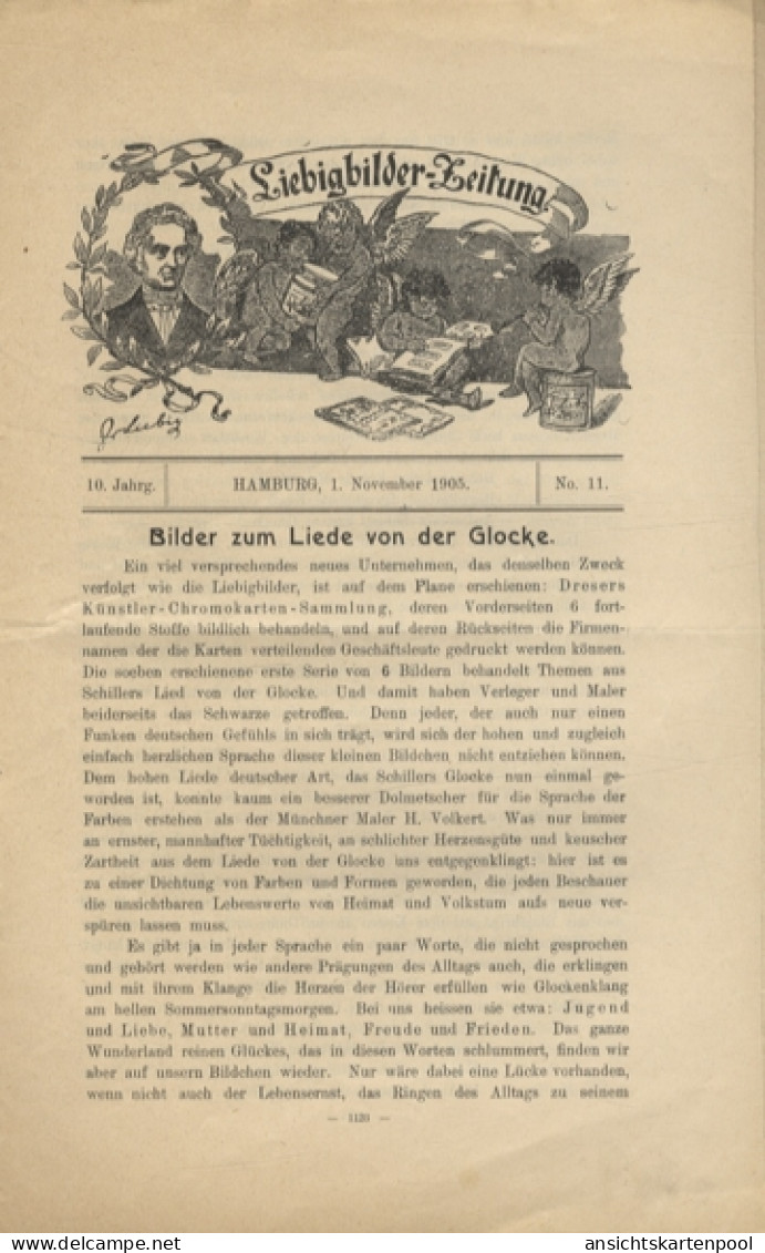 Liebig Bilder Zeitung Reklame Dreser Heft 11, Jhrg. 10, 1905 - Publicité