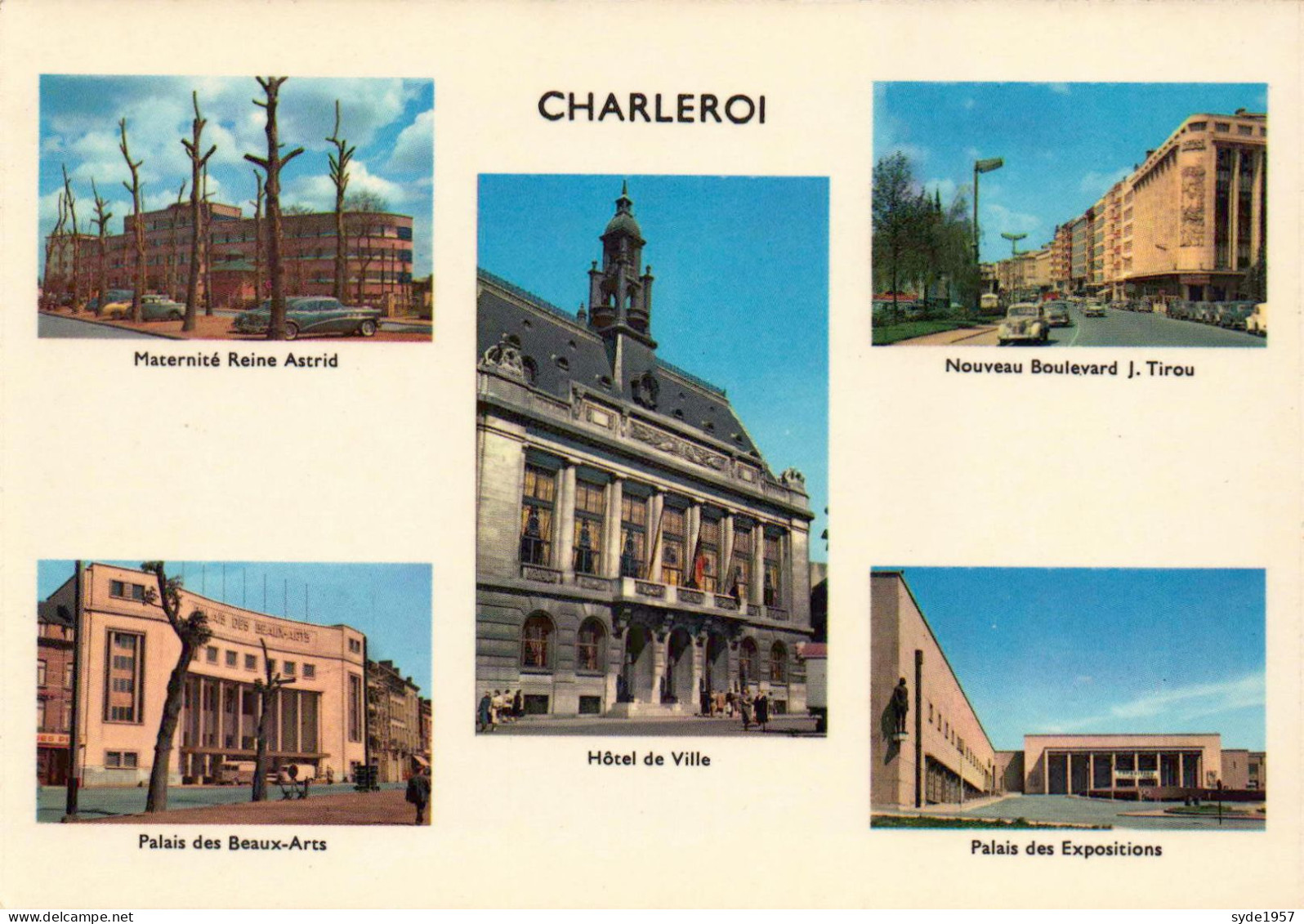 Visitez Charleroi - Exposition Universelle De Bruxelles 1958 (multivue De Charleroi) - Charleroi