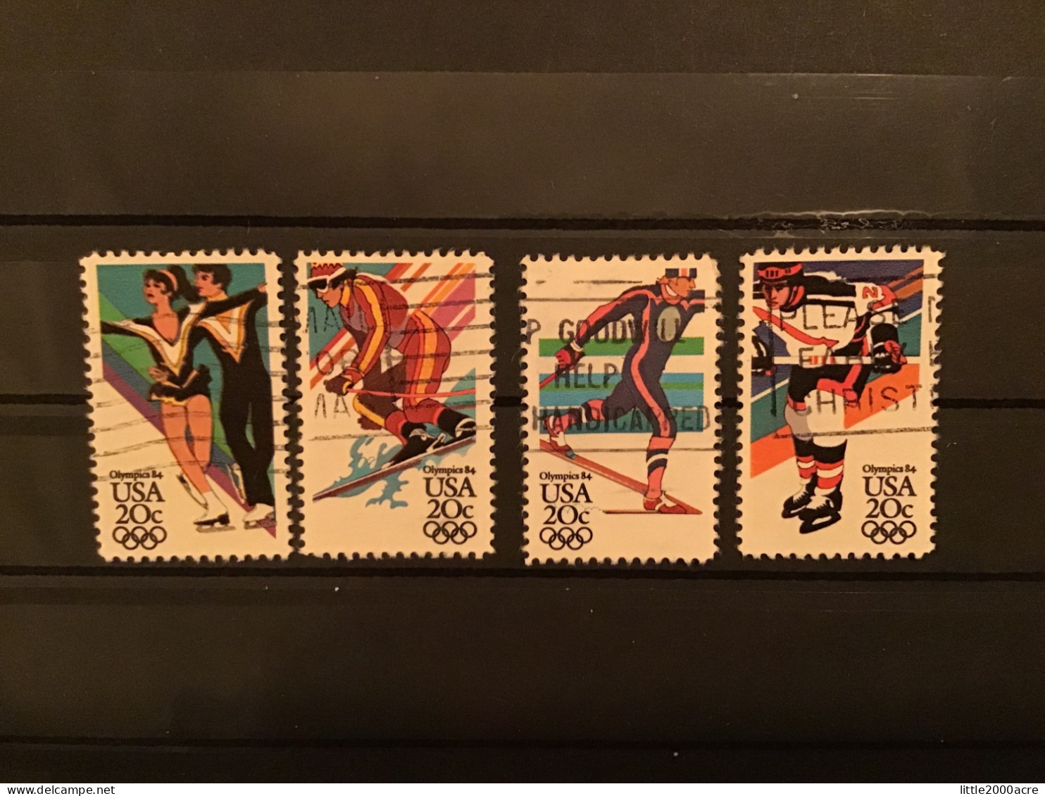 United States 1984 Winter Olympic Games Used SG 2064-7 Sc 2067-70 Mi 1671-4 - Gebraucht