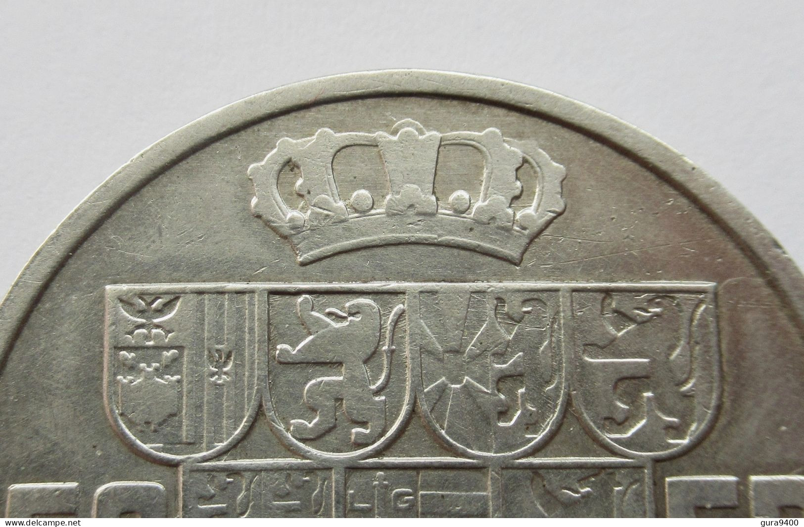 Belgie 50 Francs 1939 - Zonder Kruis Boven Kroon - 50 Francs