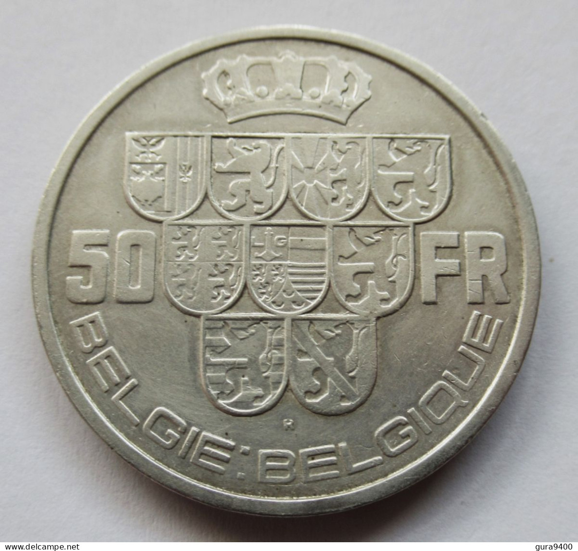 Belgie 50 Francs 1939 - Zonder Kruis Boven Kroon - 50 Francs