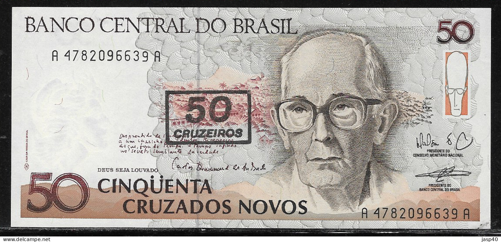 BRASIL - 50 CRUZEIROS - Brasil