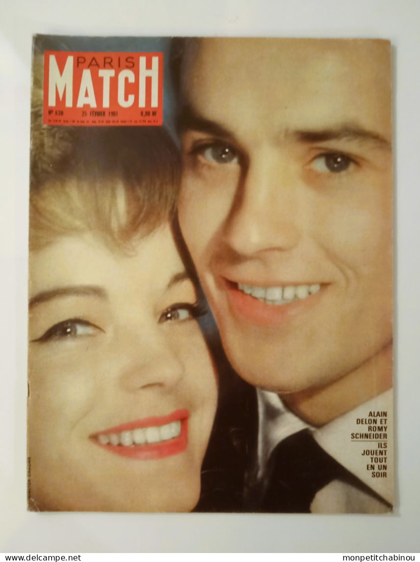 Magazine PARIS MATCH N°620 (25 Février 1961) - 1950 - Today