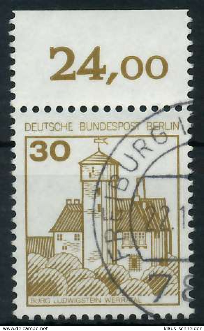 BERLIN DS BURGEN U. SCHLÖSSER Nr 534A Gestempelt ORA X9067A6 - Oblitérés