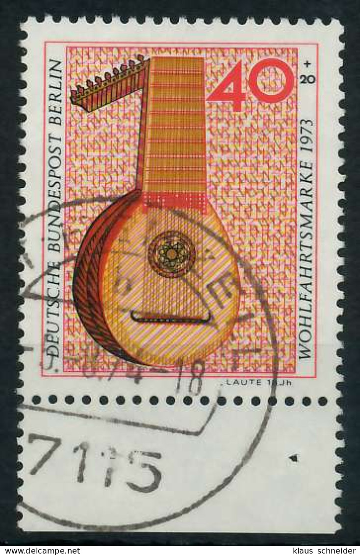 BERLIN 1973 Nr 461 Zentrisch Gestempelt URA X91D836 - Used Stamps