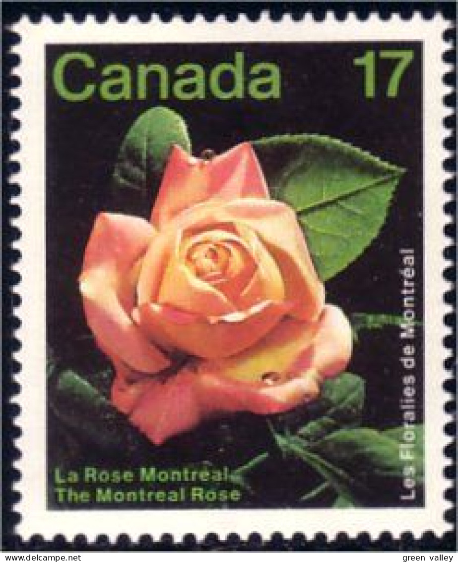 (C08-96d) Canada Rose Montreal Floralies MNH ** Neuf SC - Unused Stamps