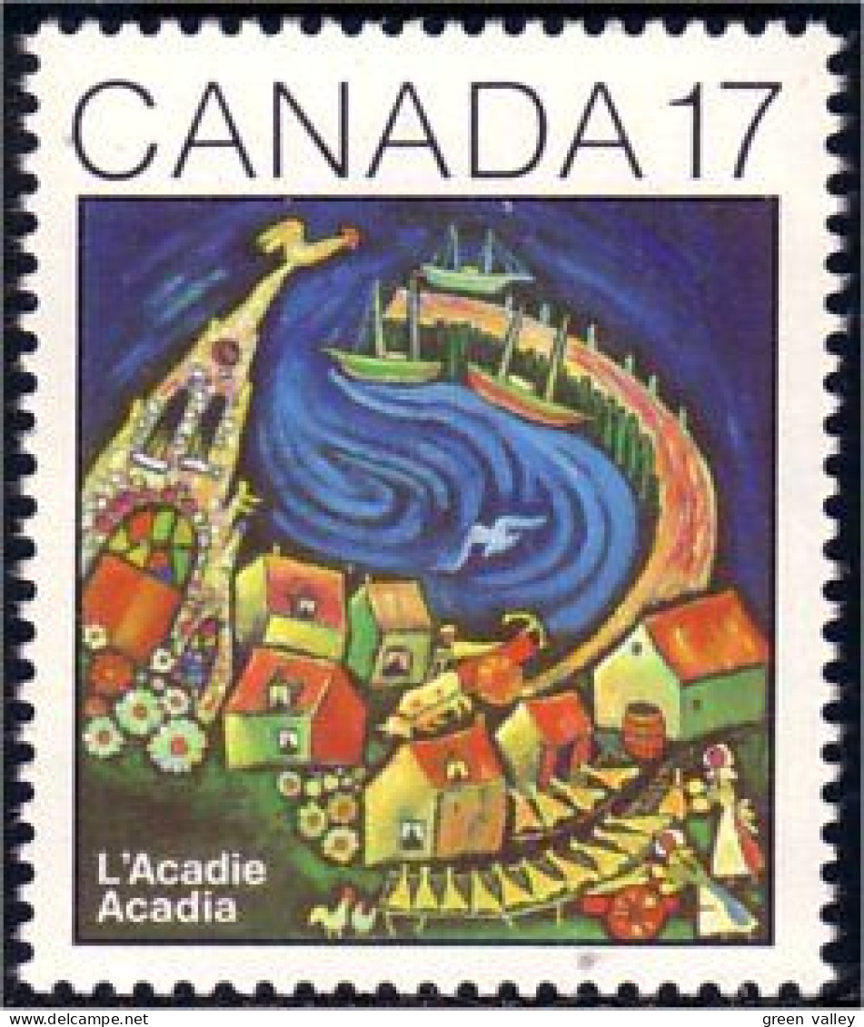 (C08-98d) Canada Coq Poule Huhn Hahn Rooster Hen Girouette Weather Wind MNH ** Neuf SC - Hoendervogels & Fazanten