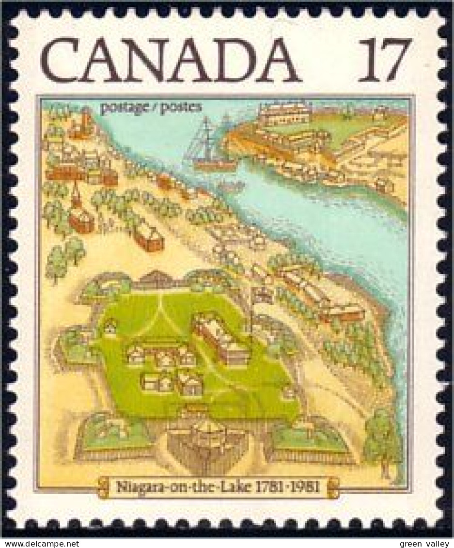 (C08-97a) Canada Carte Niagara Map MNH ** Neuf SC - Neufs