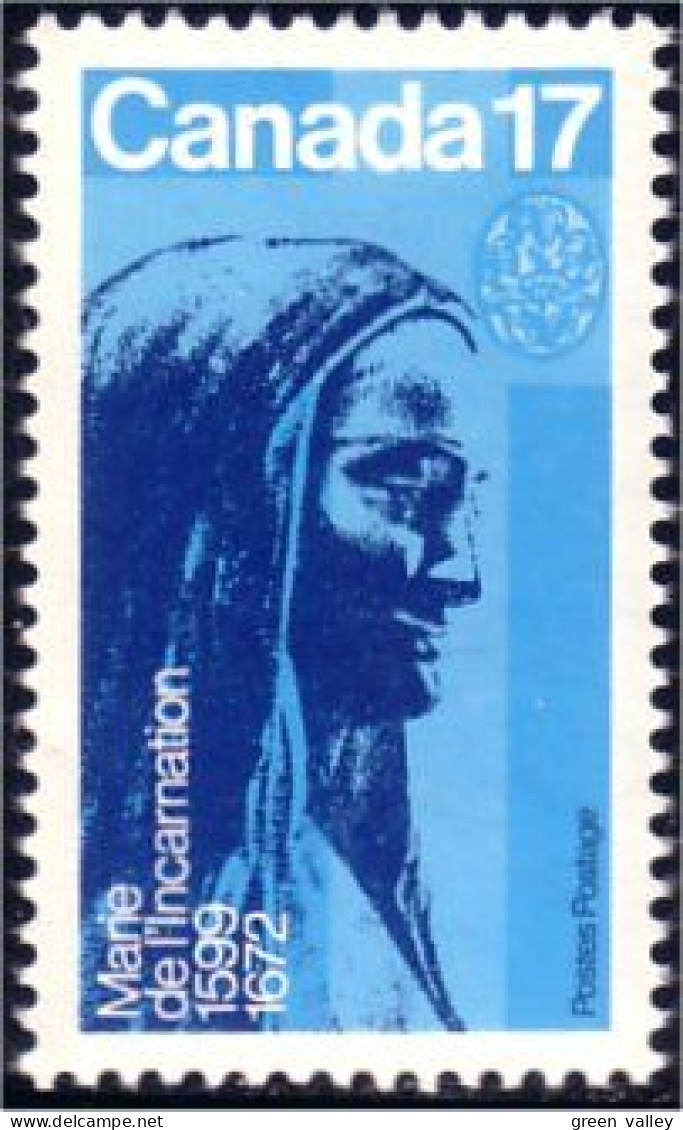 (C08-86b) Canada Marie De L'Incarnation MNH ** Neuf SC - Christianity