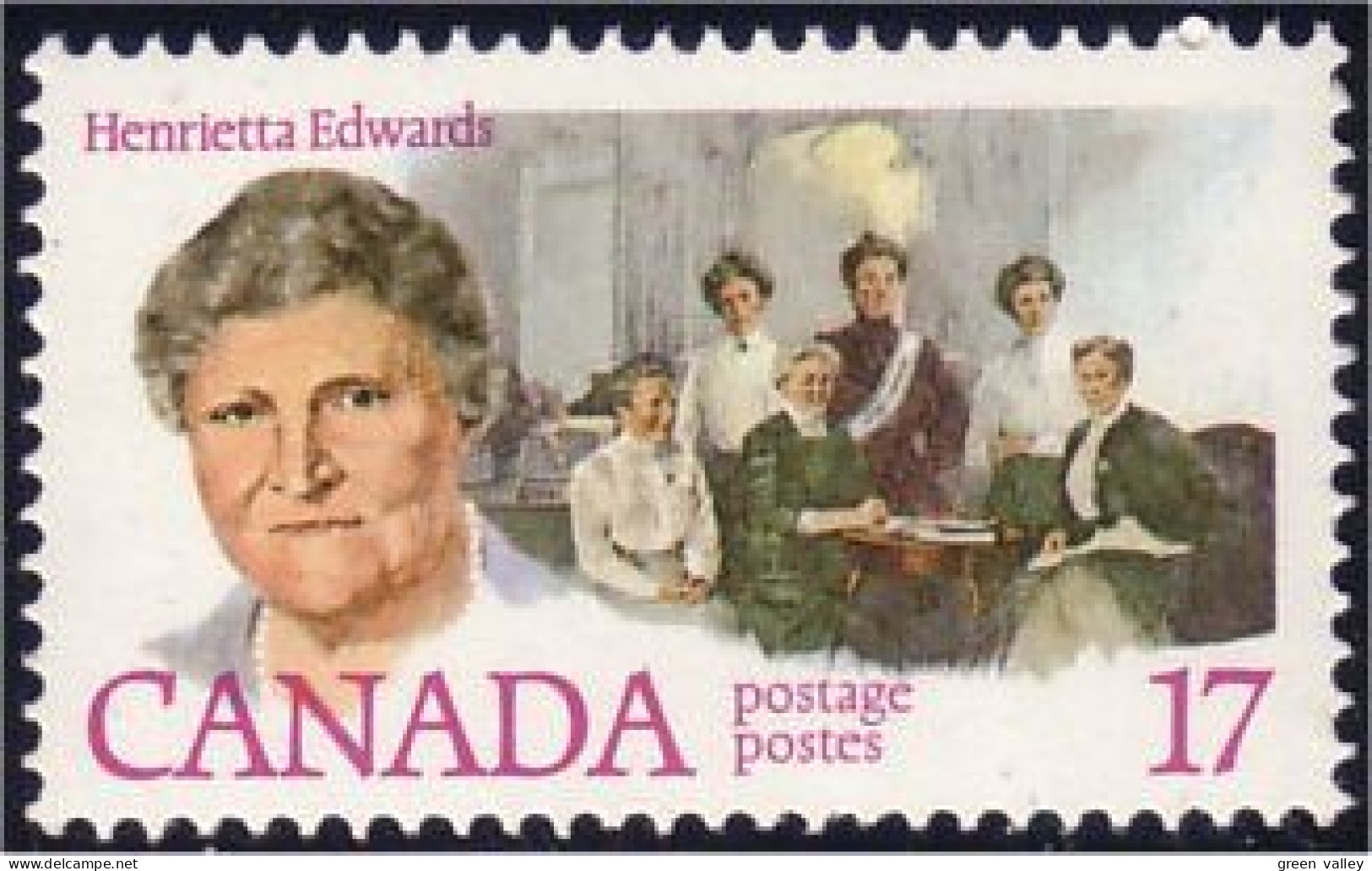 (C08-82) Canada Henrietta Edwards MNH ** Neuf SC - Unused Stamps