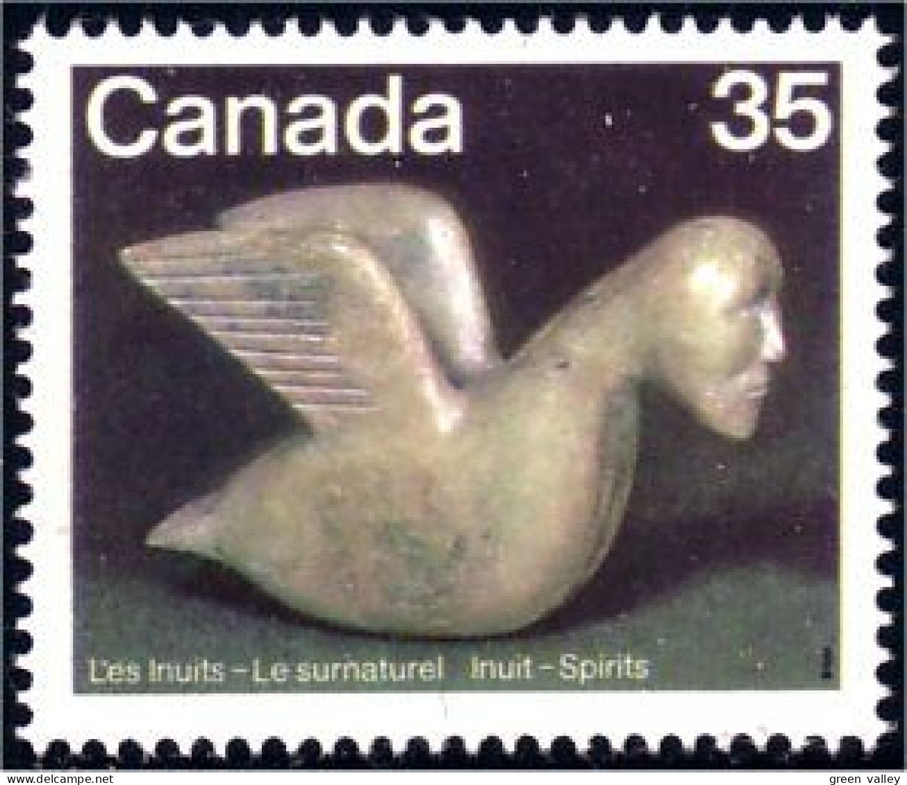 (C08-69a) Canada Esprit Inuit Spirit Soapstone MNH ** Neuf SC - Minerali