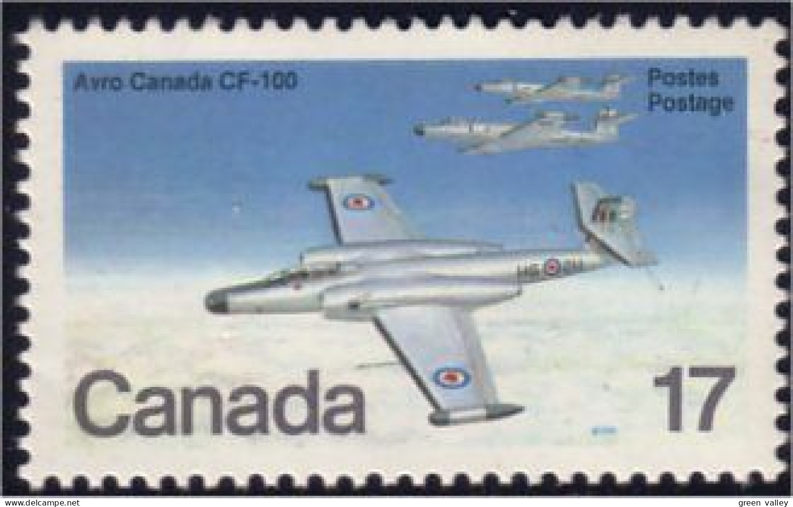 (C08-73a) Canada Avro CF-100 MNH ** Neuf SC - Nuevos