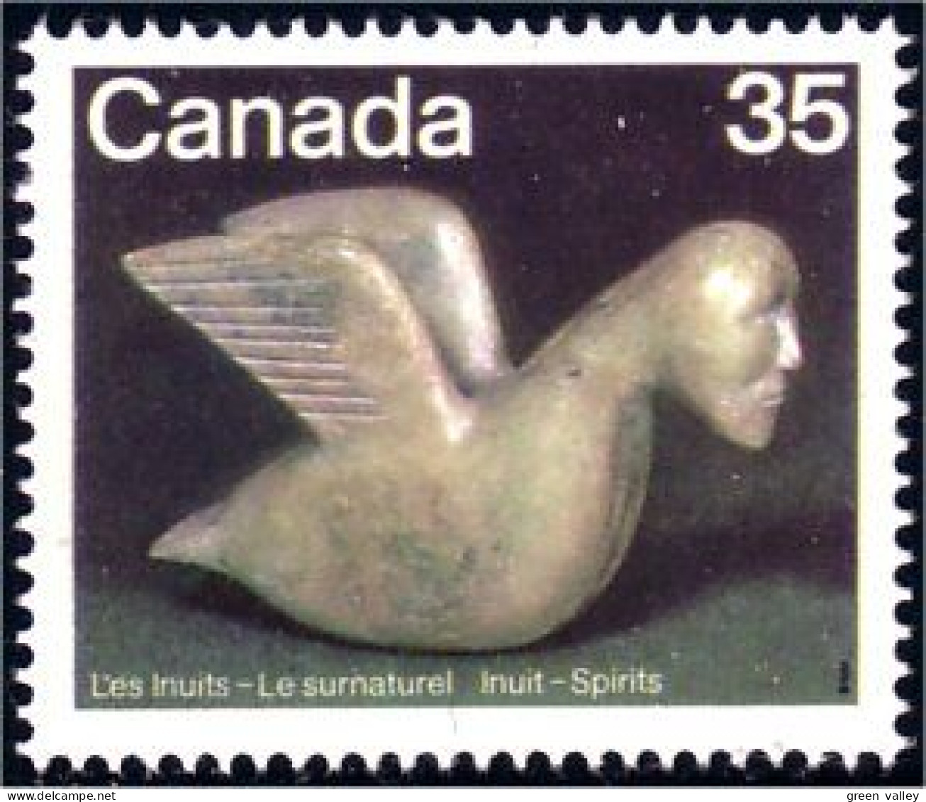 (C08-69b) Canada Esprit Inuit Spirit Soapstone MNH ** Neuf SC - Indiens D'Amérique
