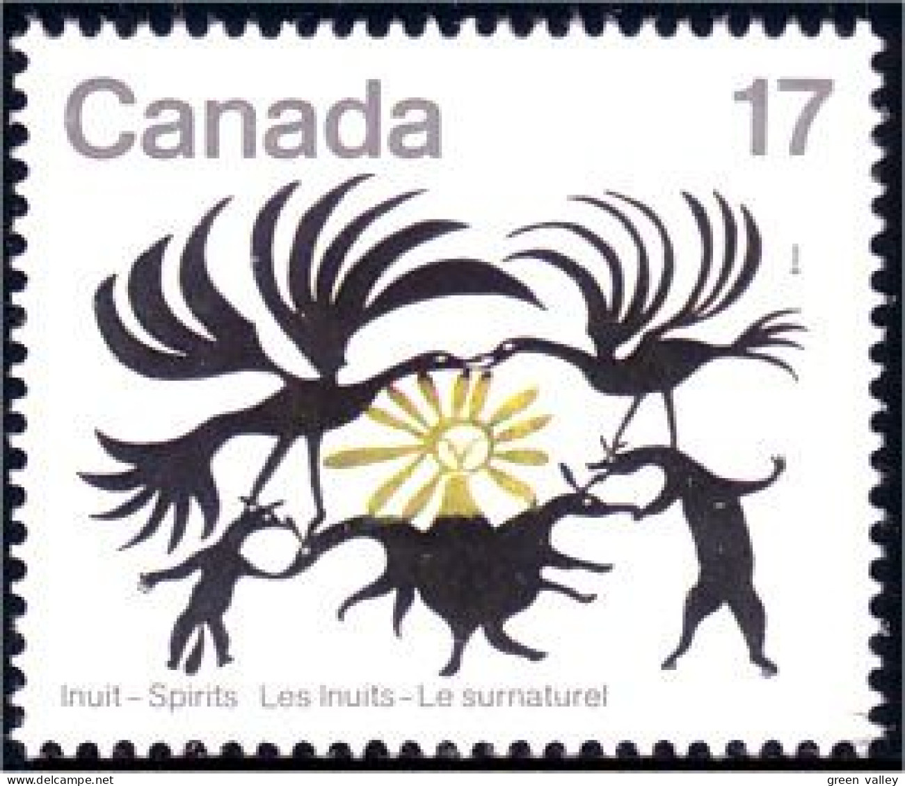 (C08-67b) Canada Esprit Inuit Spirit Sun Soleil MNH ** Neuf SC - American Indians