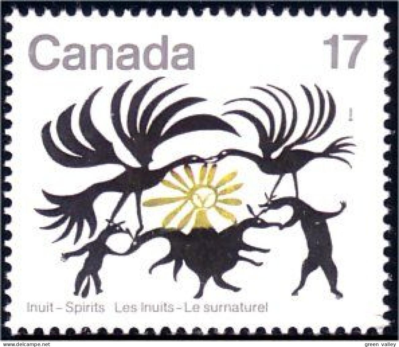 (C08-67a) Canada Esprit Inuit Spirit Sun Soleil MNH ** Neuf SC - Unused Stamps