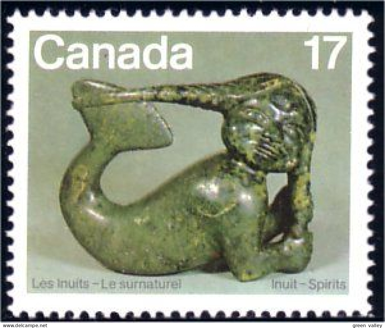 (C08-66c) Canada Esprit Inuit Spirit Soapstone MNH ** Neuf SC - Minéraux
