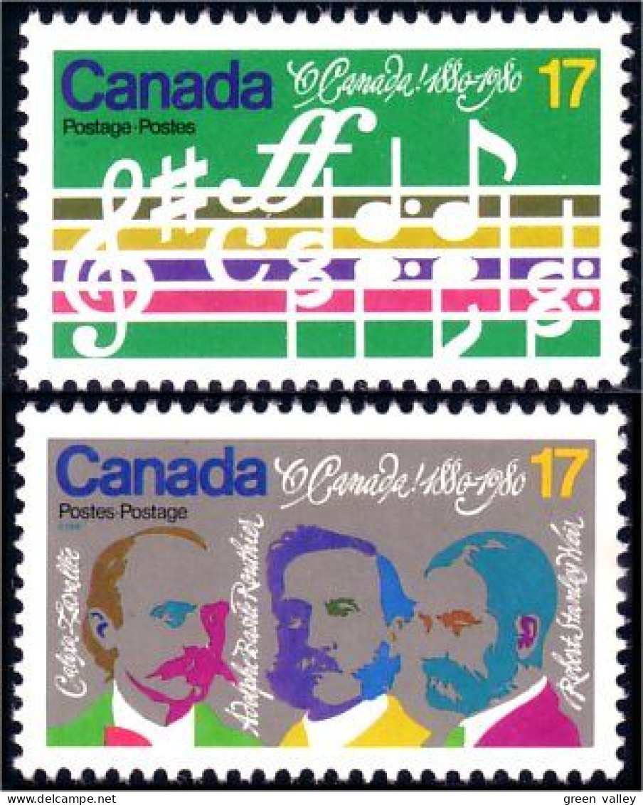 (C0857-58b) Canada Hymne National Anthem Compositeurs Music MNH ** Neuf SC - Musik