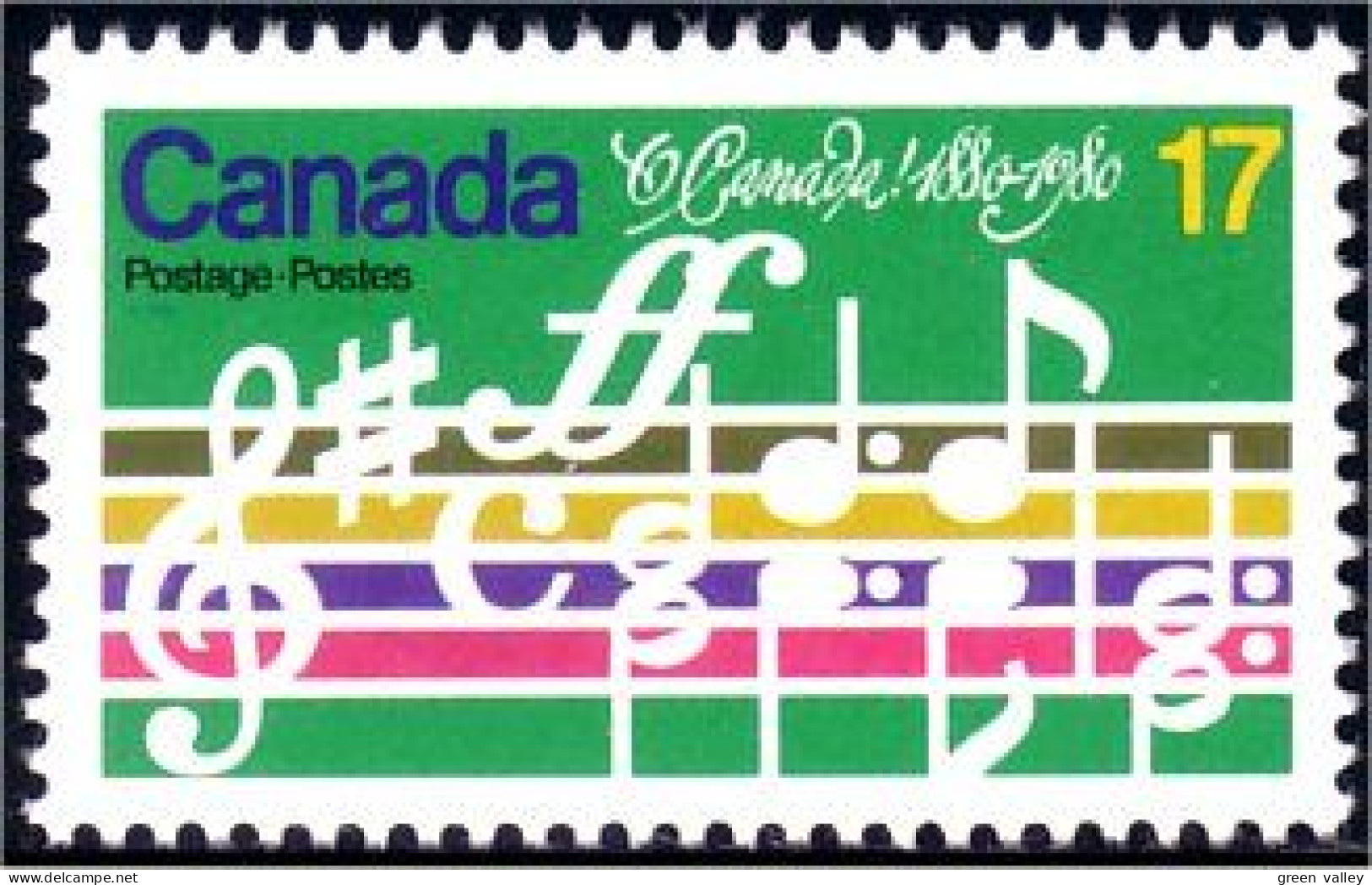 (C08-57b) Canada O Canada Hymne National Anthem Music MNH ** Neuf SC - Musik