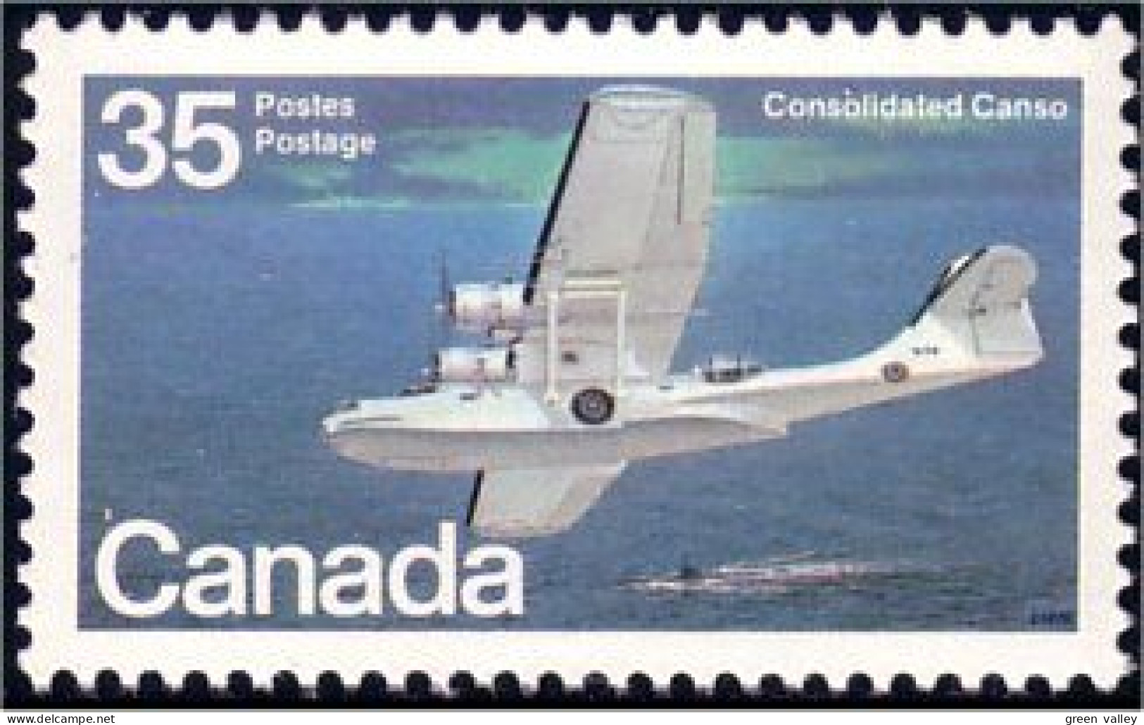 (C08-46a) Canada Hydravion Hydravion Consolidated Canso Seaplane MNH ** Neuf SC - Nuovi