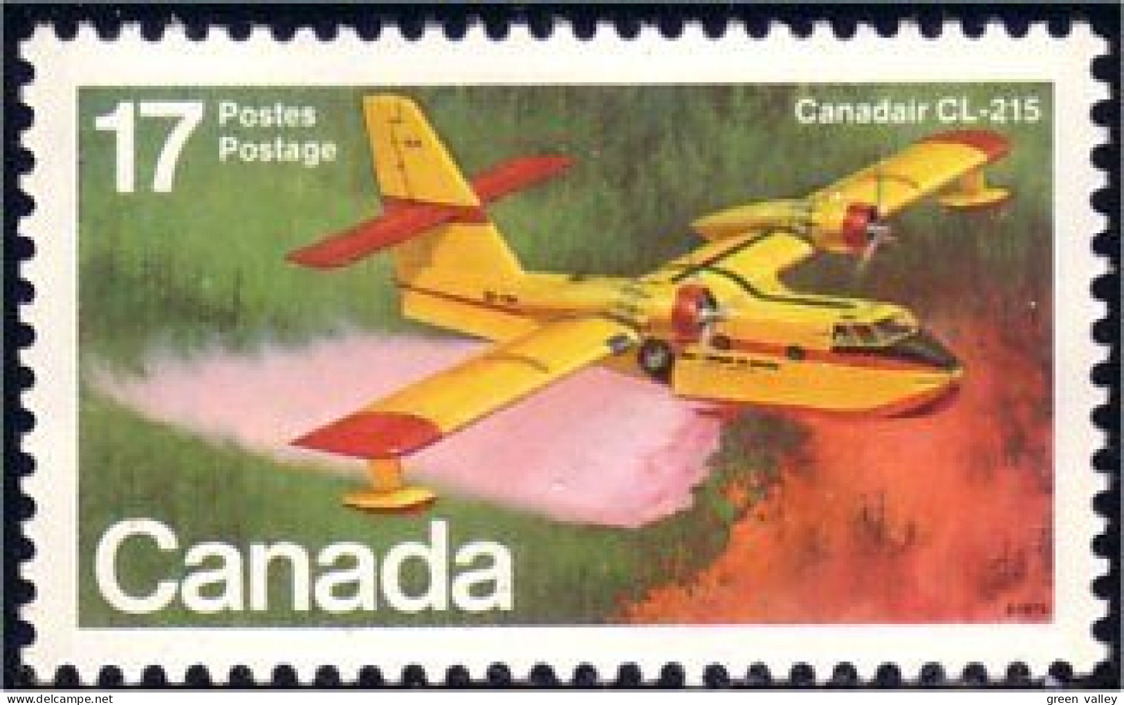 (C08-44a) Canada Hydravion Canadair CL-215 Seaplane MNH ** Neuf SC - Neufs