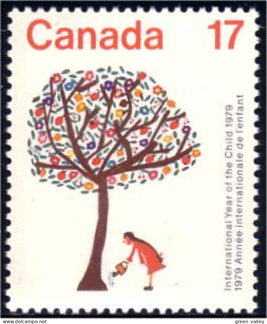(C08-42b) Canada Annee Enfant Year Of The Child Arbre Tree MNH ** Neuf SC - Arbres