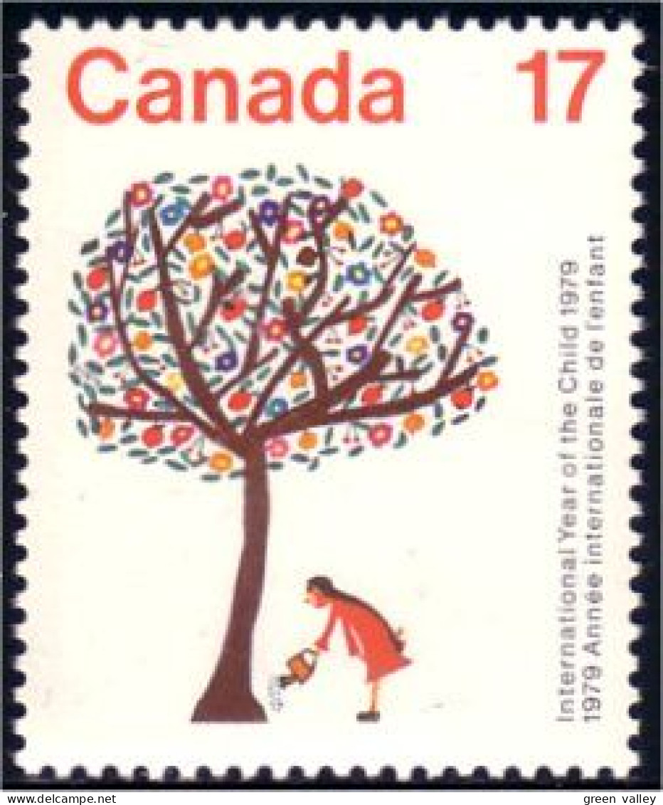 (C08-42b) Canada Annee Enfant Year Of The Child Arbre Tree MNH ** Neuf SC - Árboles