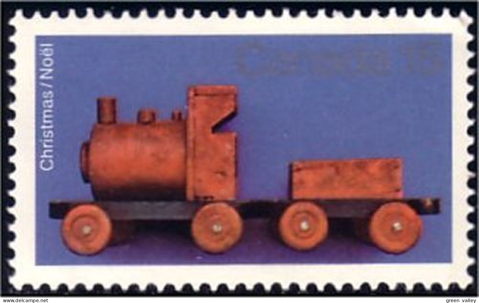 (C08-39d) Canada Jouet Locomotive Train Toy Bois Wooden MNH ** Neuf SC - Andere & Zonder Classificatie