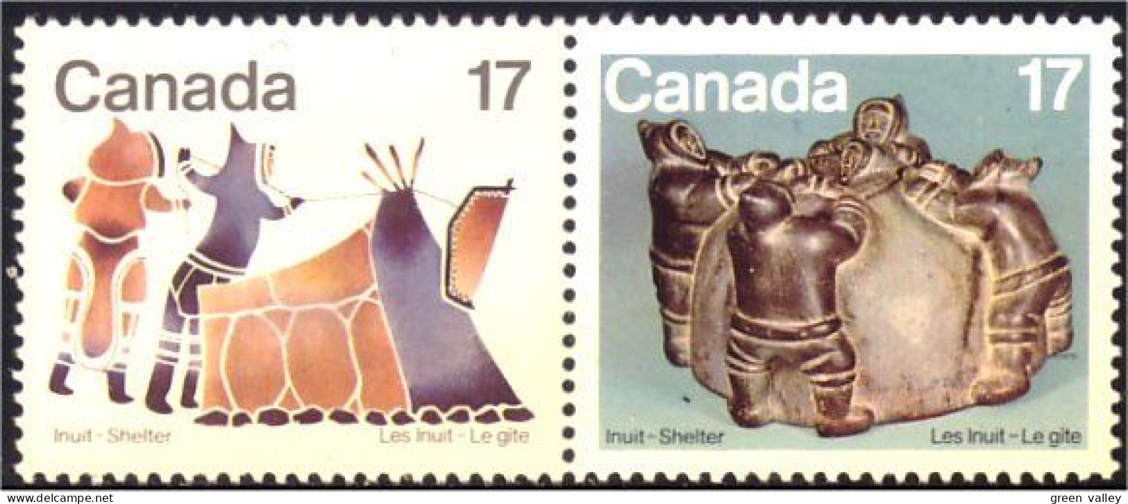 (C08-36aa) Canada Inuit Tente D'ete Summer Tent Igloo MNH ** Neuf SC - Nuovi