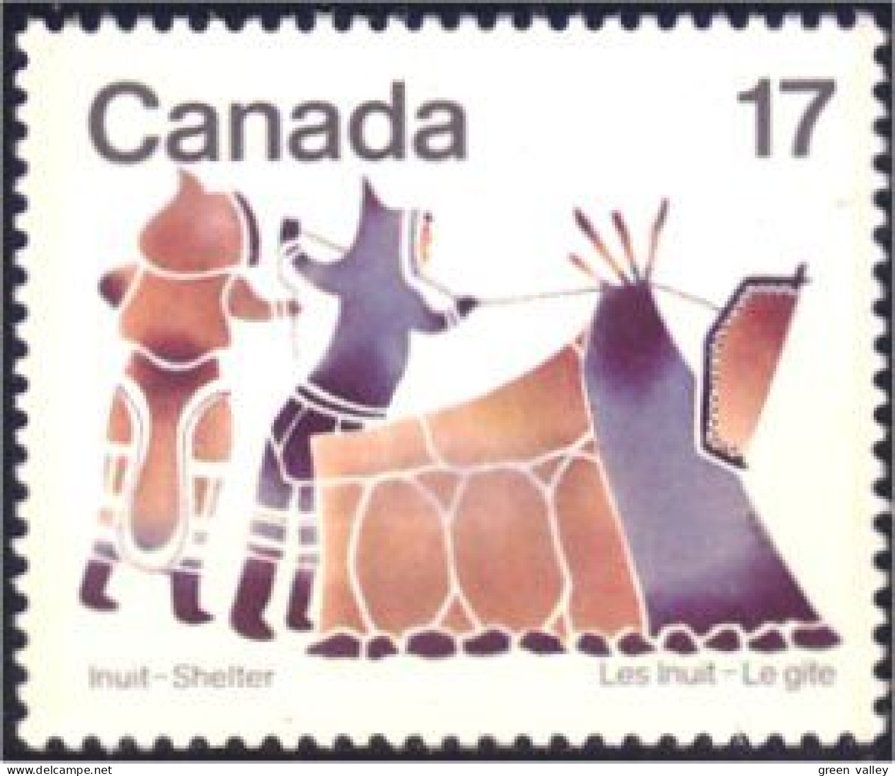 (C08-35b) Canada Inuit Tente D'ete Summer Tent MNH ** Neuf SC - Indiani D'America