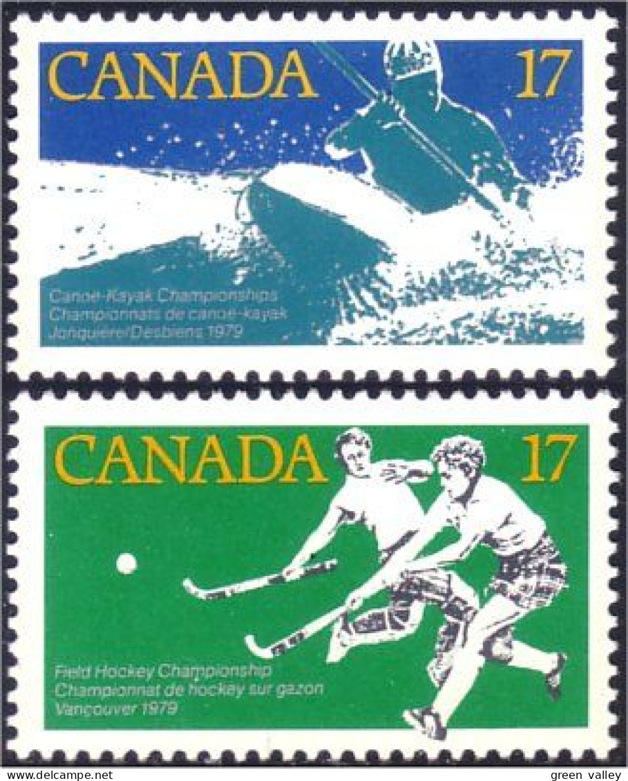 (C0833-34a) Canada Women Field Hockey Gazon Feminin Canoe Kayak MNH ** Neuf SC - Nuevos